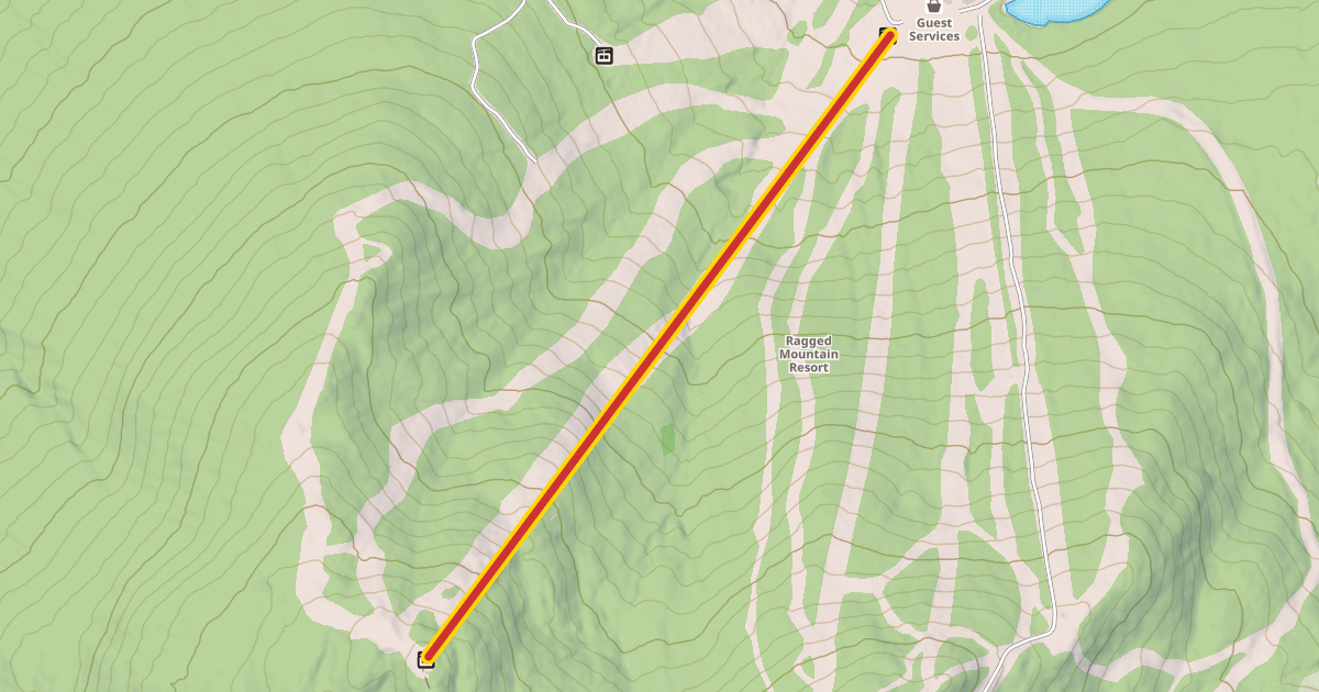 Map preview of Spear Mountain Express
