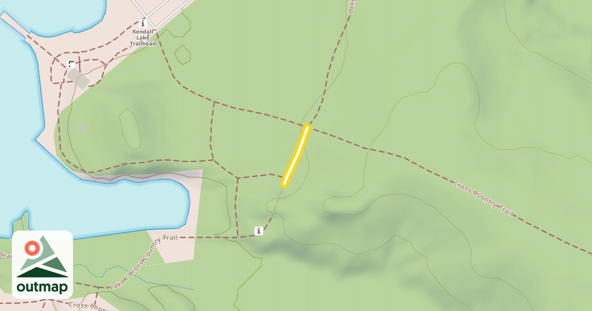 Map of Lake / Cross Country Trail