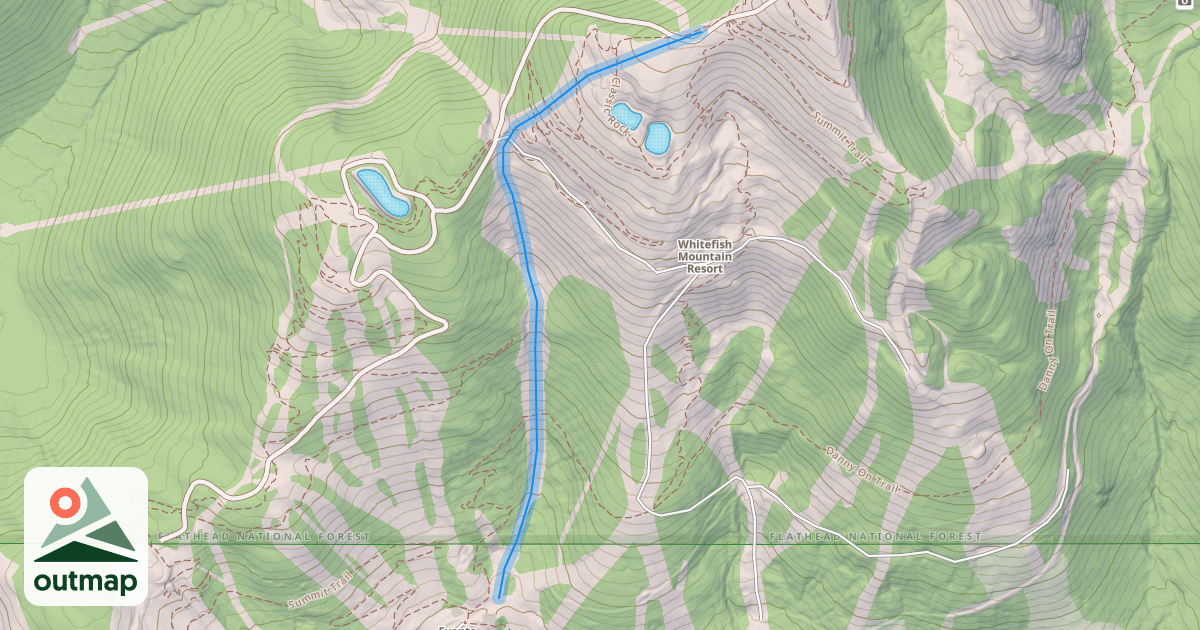 Map of Big Ravine