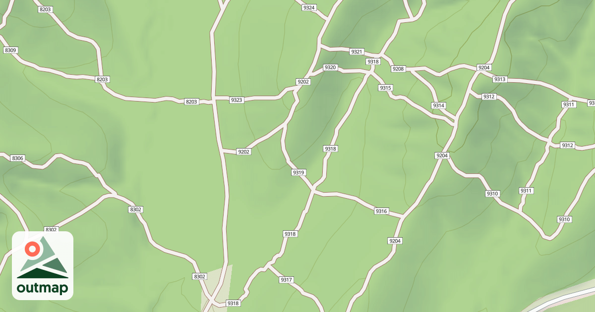 Map of USFS Motor Vehicle Use Map Trails 19093