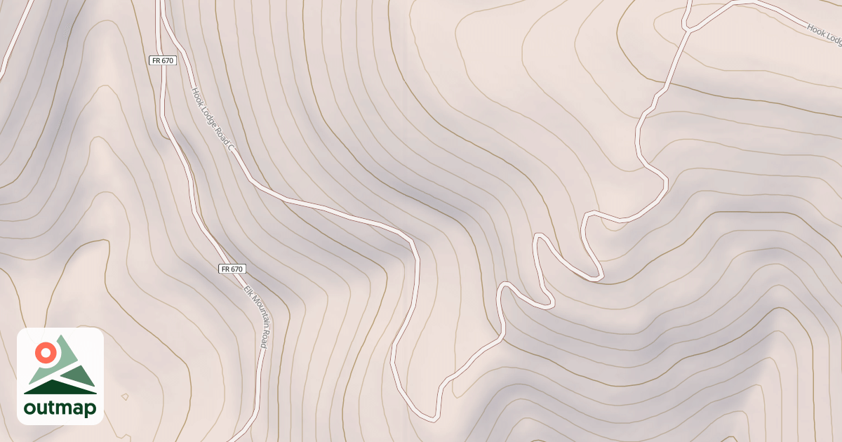 Map of HOOK LODGE C