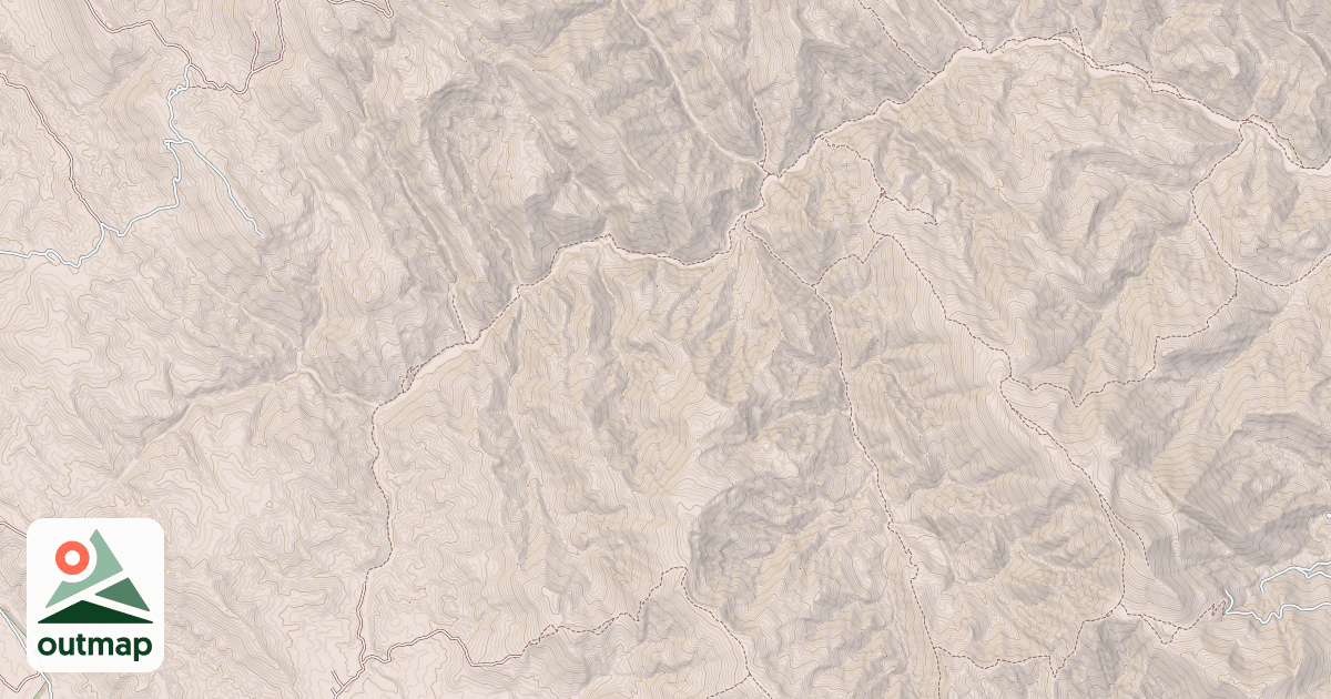 Map of SOUTH FORK BEAR CREEK