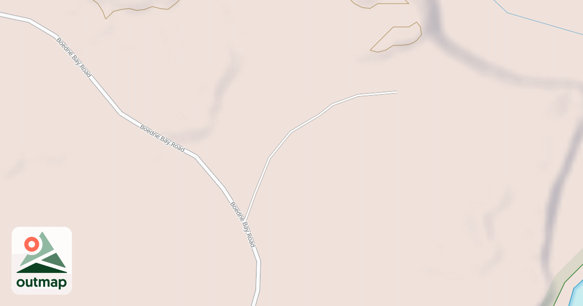 Map of BOEDNE BAY SPUR B