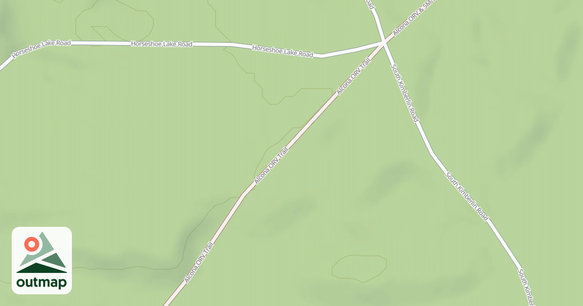 Map of Alcona Atv Trail