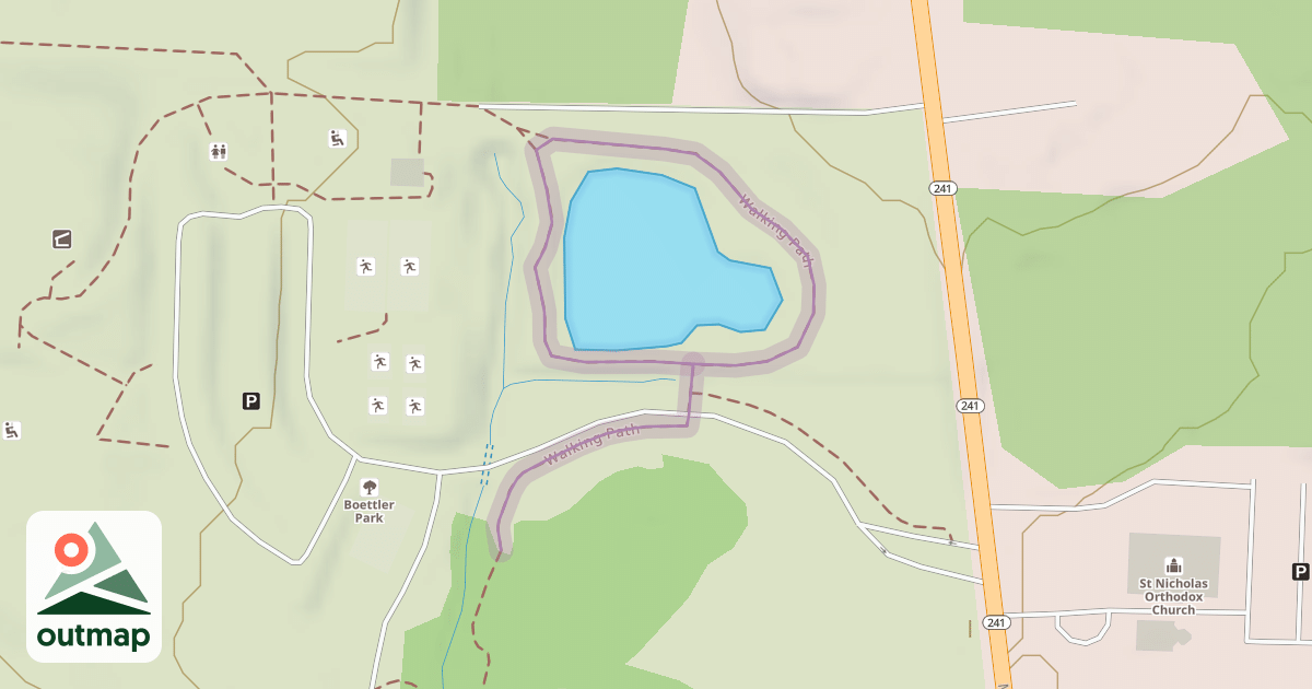 Map of Walking Path