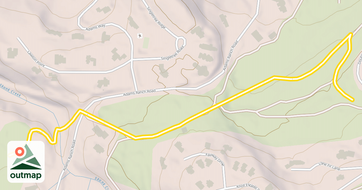Map of Skunk Creek Trails