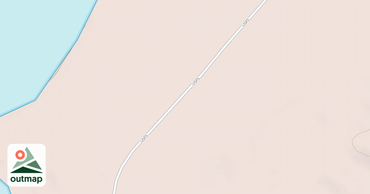 Map of Twin Lakes Road