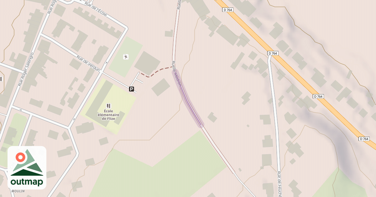 Map of Ruelle Madron