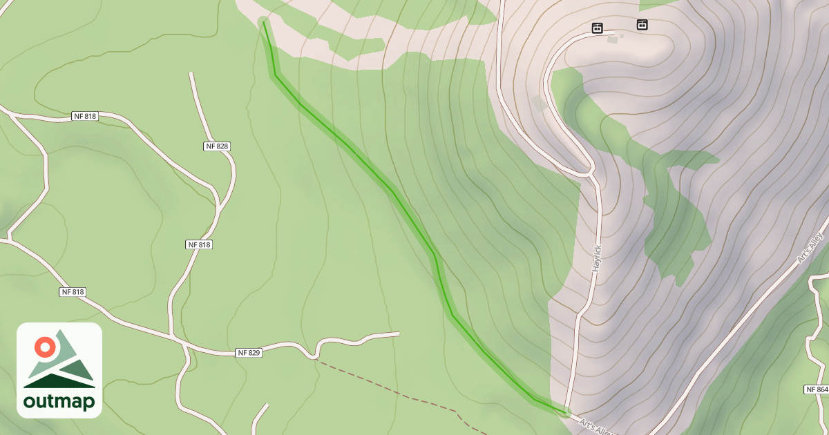 Map of Catch Road