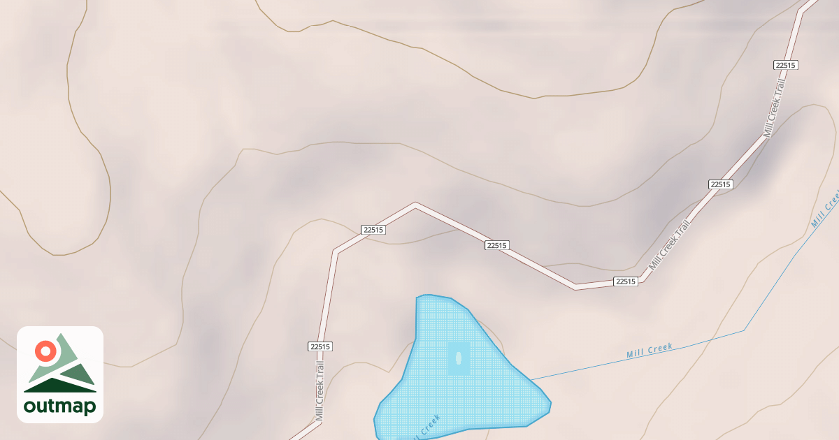 Map of Mill Creek Trail