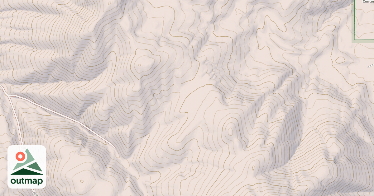 Map of BLIND SPRINGS--PTMA