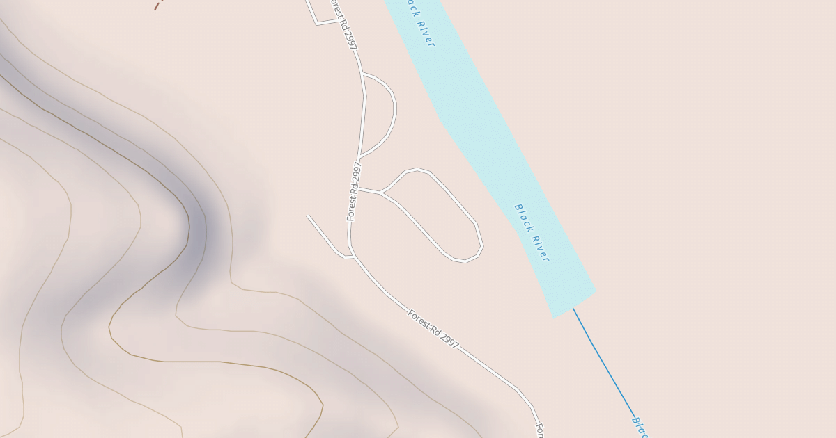 Map preview of MARKHAM SPRING REC AREA SPUR B