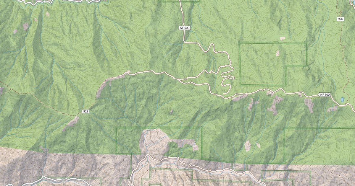 Map preview of Elliott Ridge