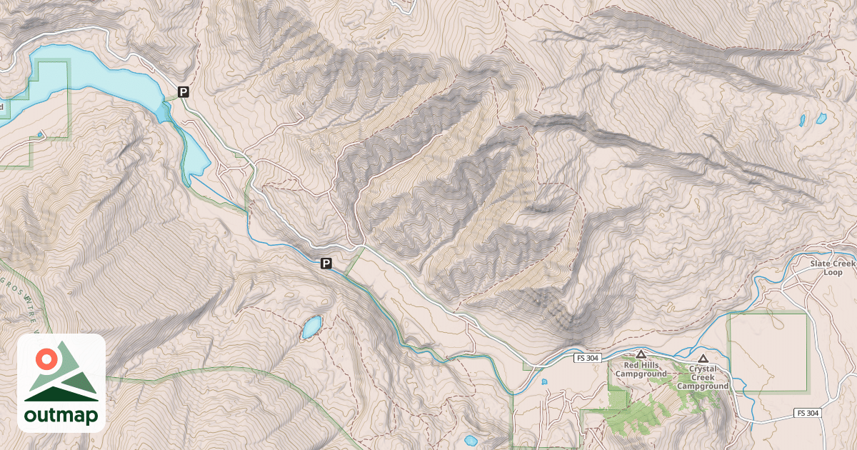 Map of GROS VENTRE