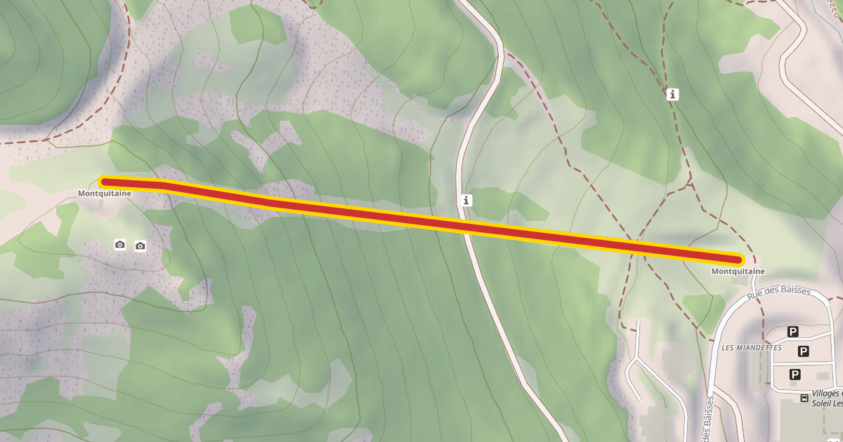 Map preview of Montquitaine