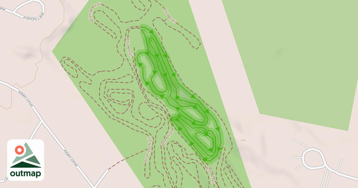 Map of Yellow Trail