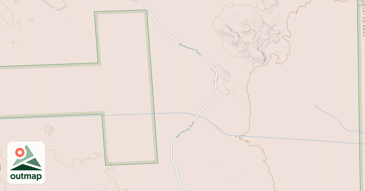 Map of Fond du Lac State Forest Trails