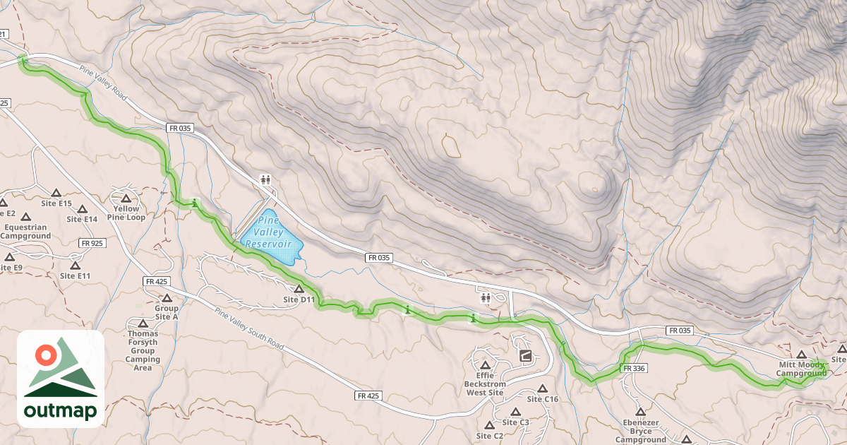 Map of Santa Clara River Trail