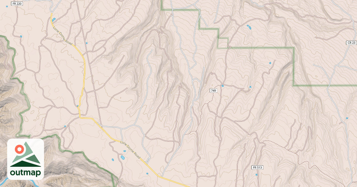 Map of WOLF DEN