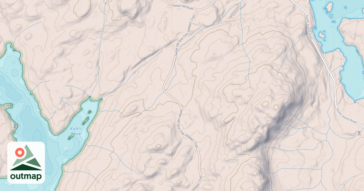 Map of SARKAR HILL SPUR ONE 2000661