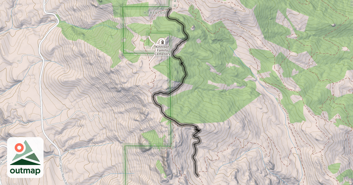 Map of Westridge Trail