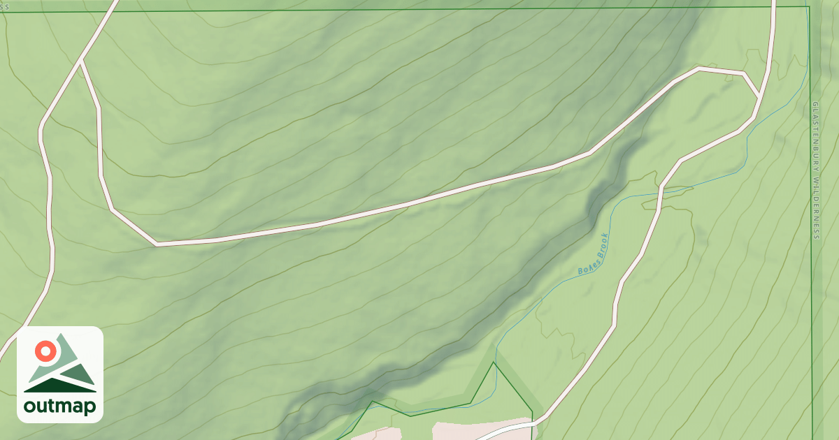 Map of MIDDLE RIDGE