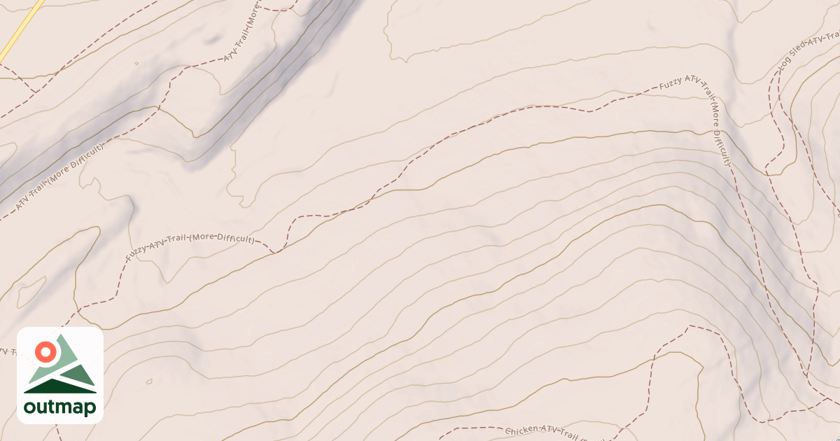 Map of Michaux State Forest - ATV Trail System
