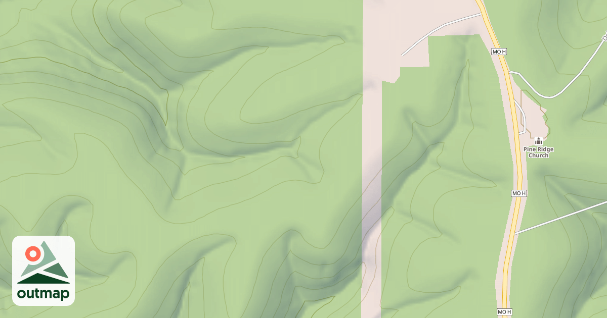 Map of BRIGHT RIDGE
