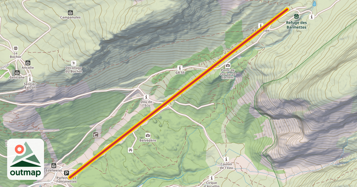 Map of Génépi