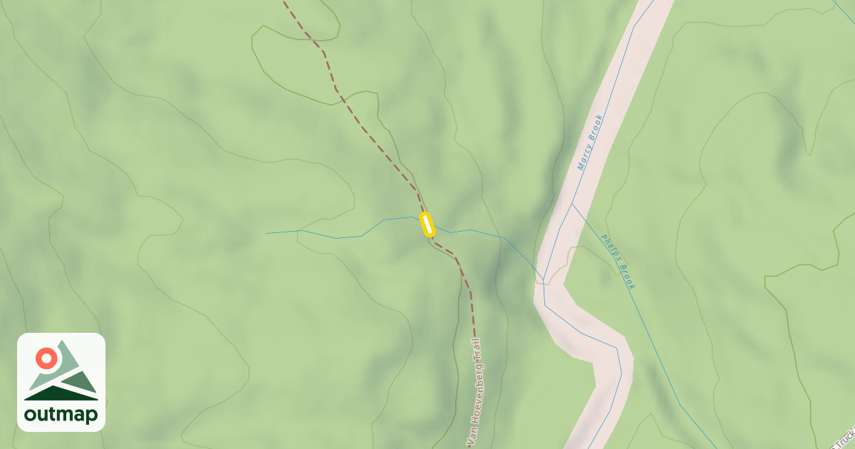 Map of Van Hoevenberg Trail