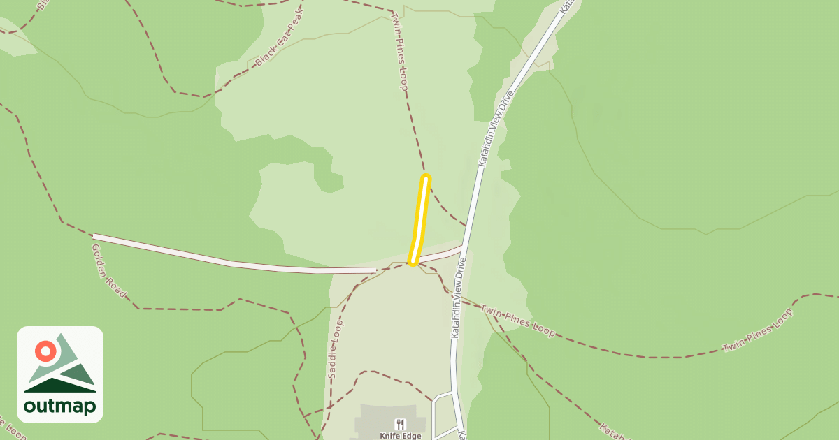 Map of Twin Pines Loop