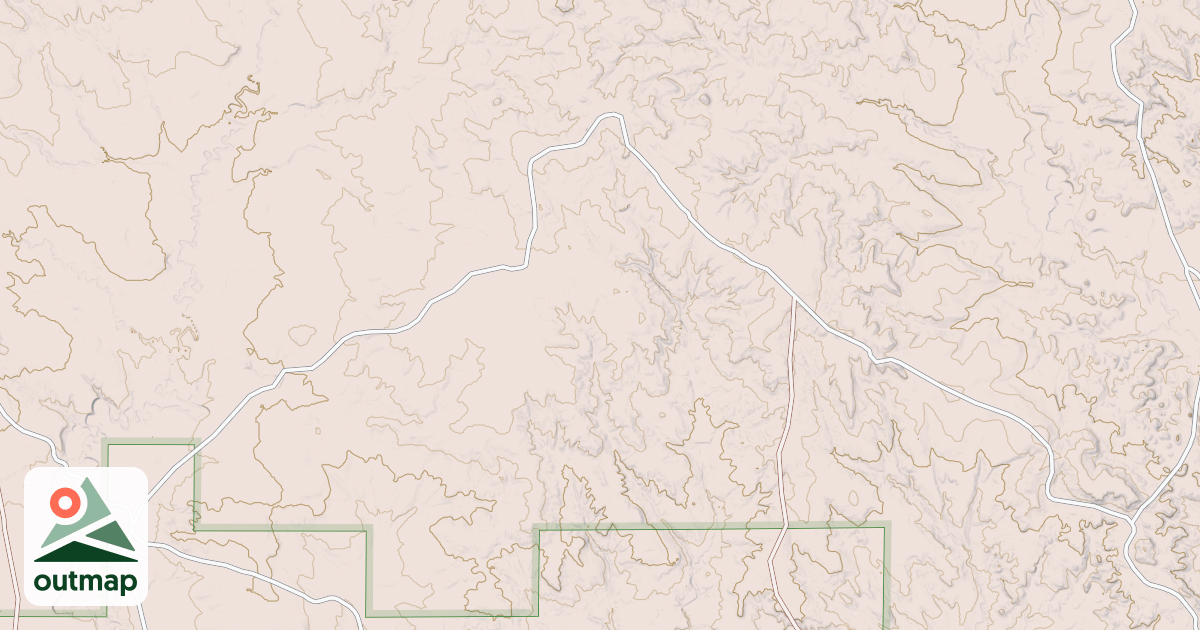 Map of EAST BILL/COW CREEK ROAD