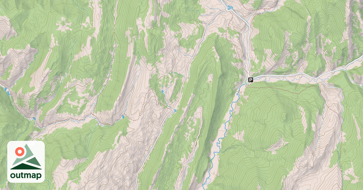 Map of DRY FORK