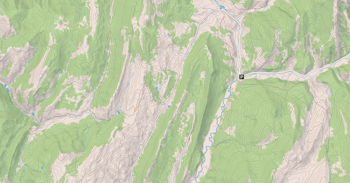 Map preview of DRY FORK
