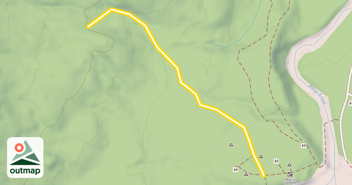 Map of Whales Tail Ski Trail