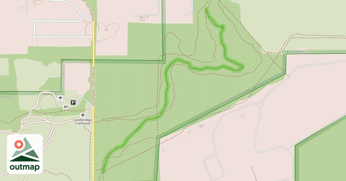 Map of Barns Trail South