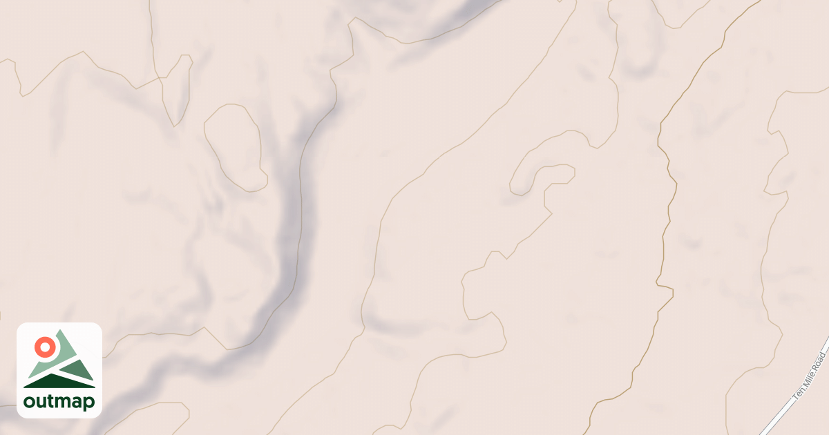 Map of Mt Tom East Trail