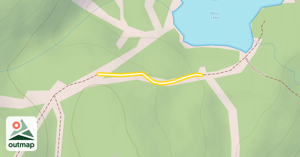 Map of West Lake Trail
