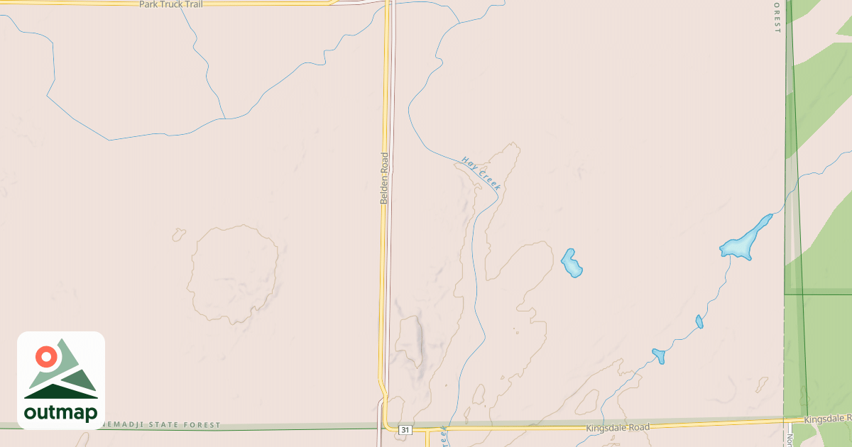 Map of Washington/Ramsey Trail
