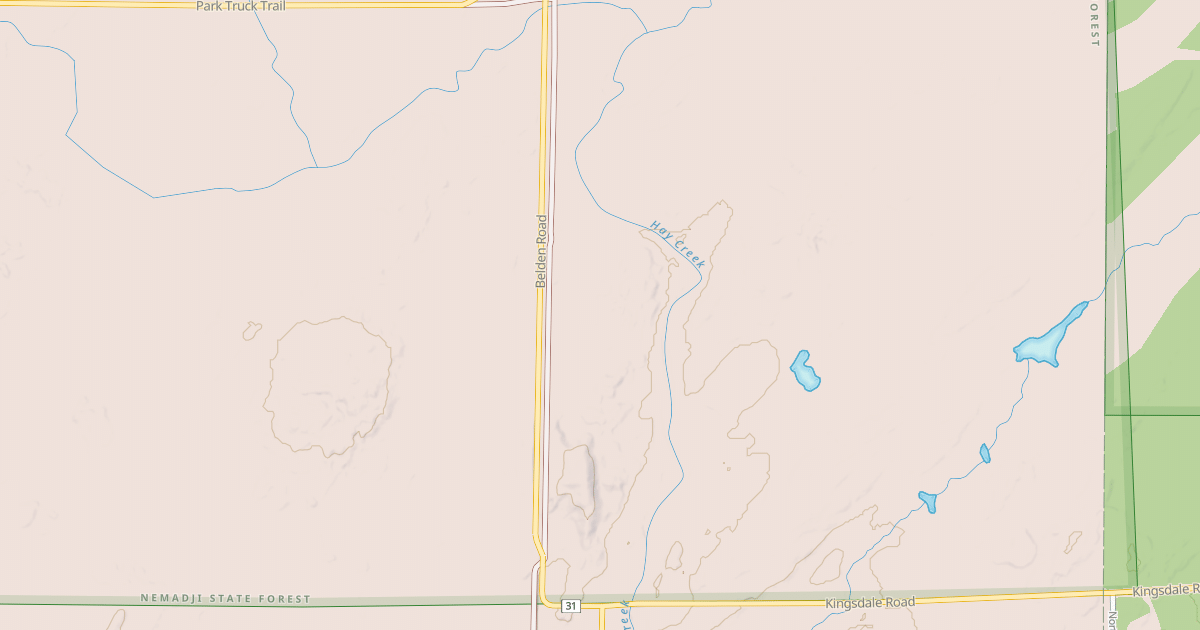 Map preview of Washington/Ramsey Trail