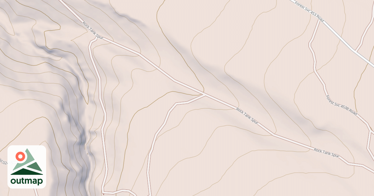 Map of USFS Motor Vehicle Use Map Roads {13875F64-51E9-4615-91D7-394DB4FB9D69}