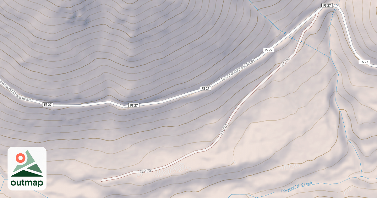 Map of USFS Motor Vehicle Use Map Roads {C954D68F-421A-44A1-A8ED-CD9F45F66635}