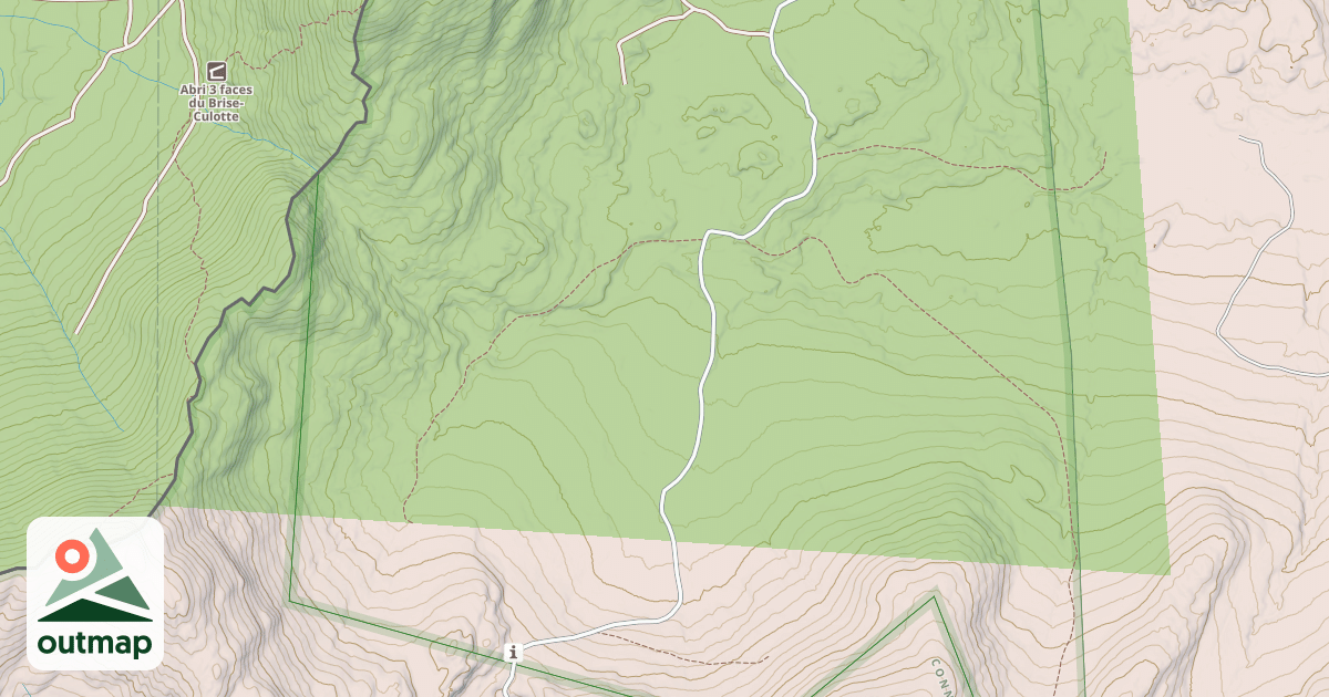 Map of East Inlet Rd