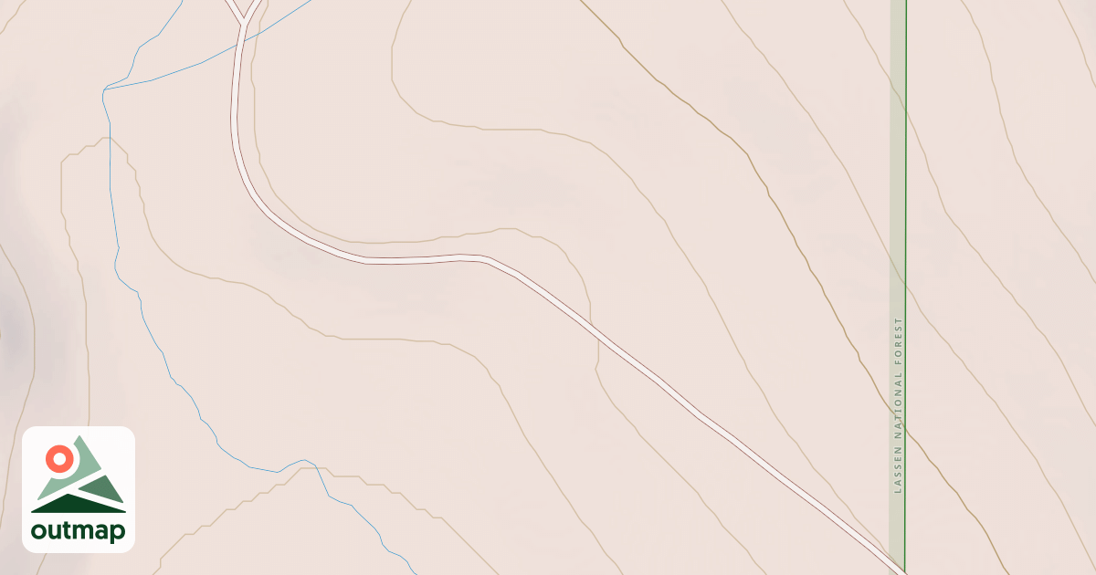 Map of ANTELOPE MTN