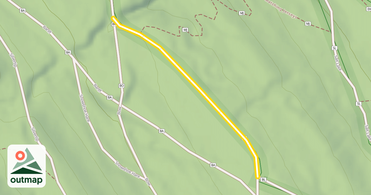 Map of Banff