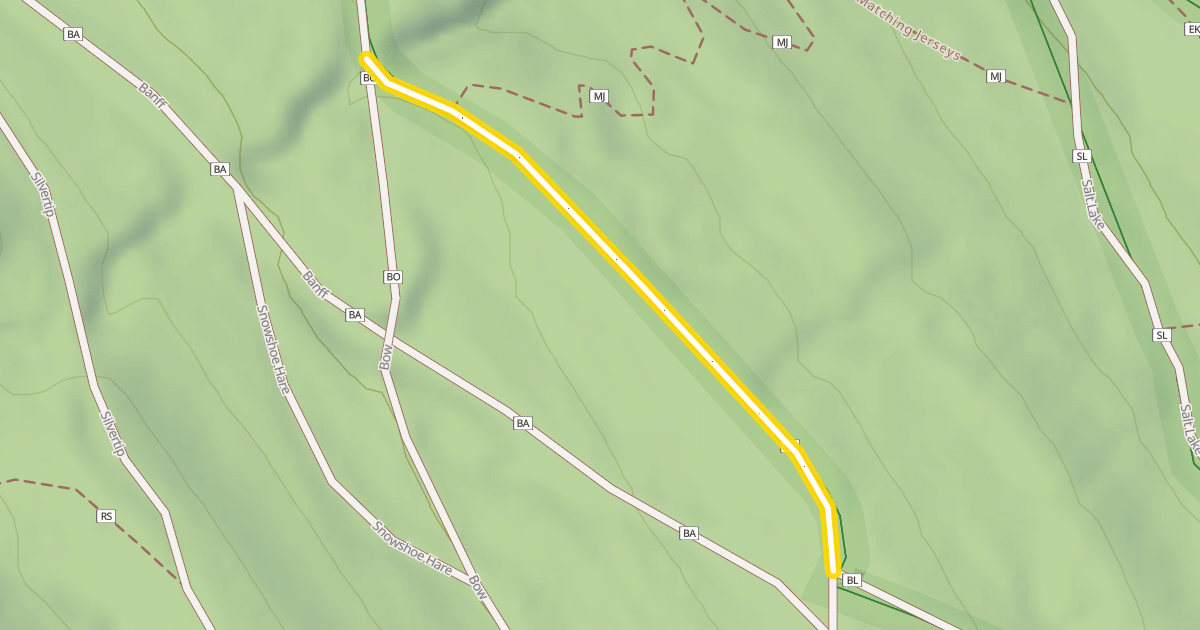 Map preview of Banff