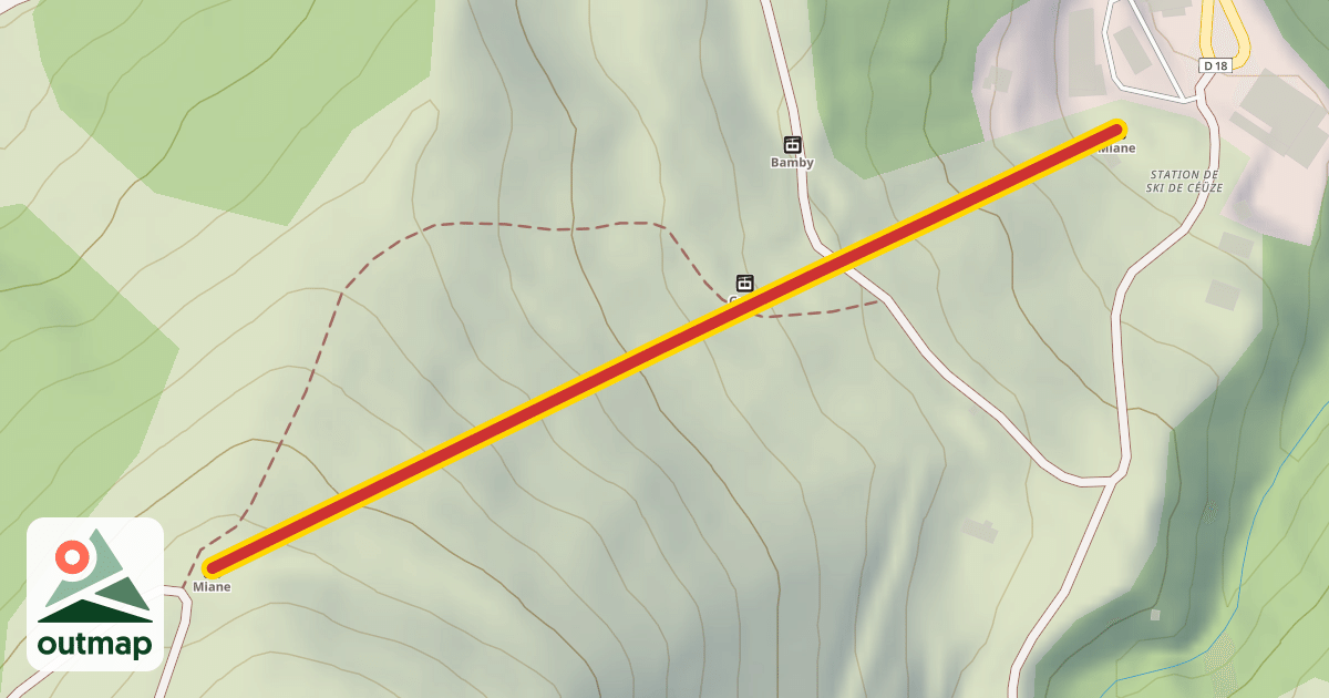 Map of Miane