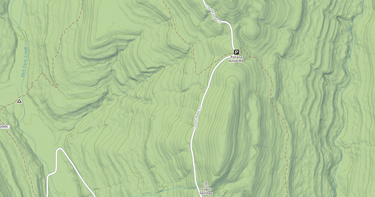 Map preview of USFS Motor Vehicle Use Map Roads {3AC79A28-C689-4AD3-928A-E96A8664E3C7}