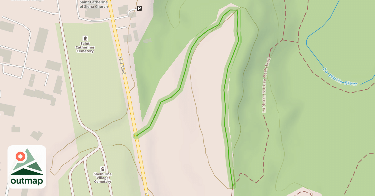 Map of LaPlatte Nature Park Trail