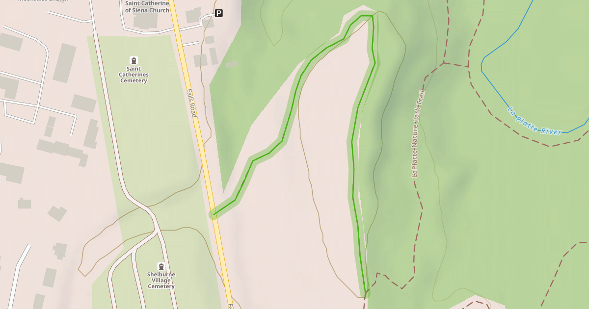 Map preview of LaPlatte Nature Park Trail